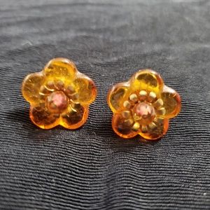 Flower earrings